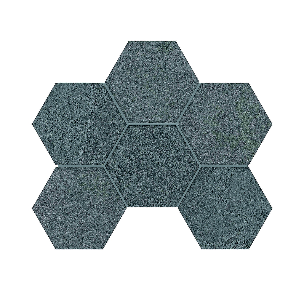 Керамогранит Estima Мозаика LN03/TE03 Hexagon 25x28,5 непол. 