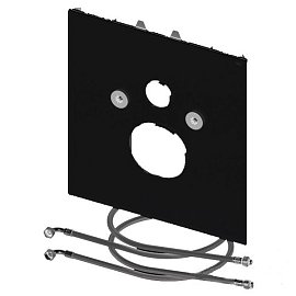 Стеклянная панель TECE Lux,нижняя для унитаза-биде черная, 9650110