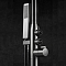 Смеситель для ванны Black&White Universe U7752GM темно-серый матовый - 4 изображение