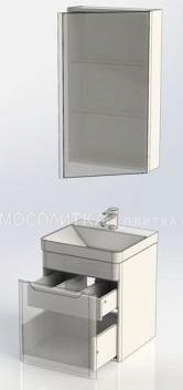 Комплект мебели для ванной Aquanet София 50 белый - изображение 11