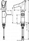 Смеситель Axor Starck V для раковины 12114340 черный/хром - изображение 2