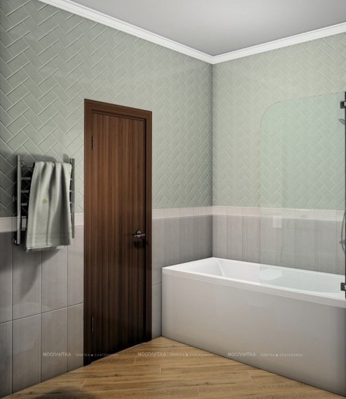 Дизайн Ванная в стиле Классика в белом цвете №12514 - 5 изображение