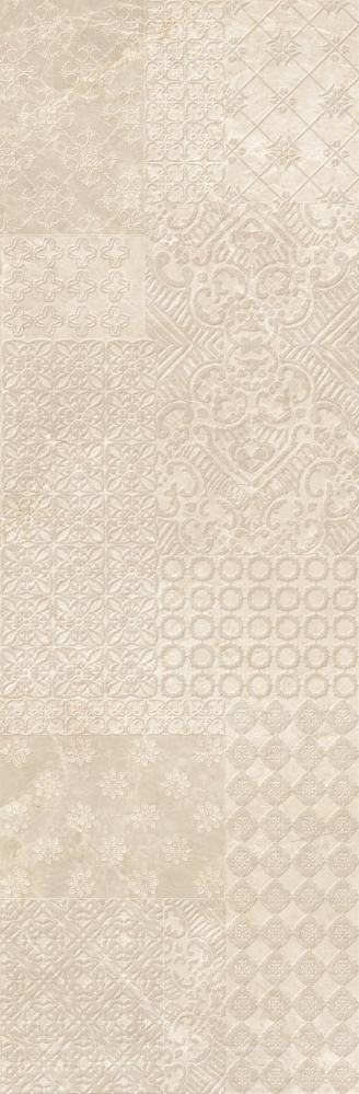 Керамическая плитка Meissen Вставка Soft Marble светло-бежевый 24x74