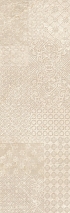 Керамическая плитка Meissen Вставка Soft Marble светло-бежевый 24x74 