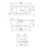 Акриловая ванна 180х79 см Cezares Slim SLIM WALL-180-80-60-W37-SET белая - изображение 4