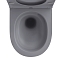 Унитаз подвесной безободковый Wellsee Croquis 182614001, сиденье микролифт, серый - изображение 3