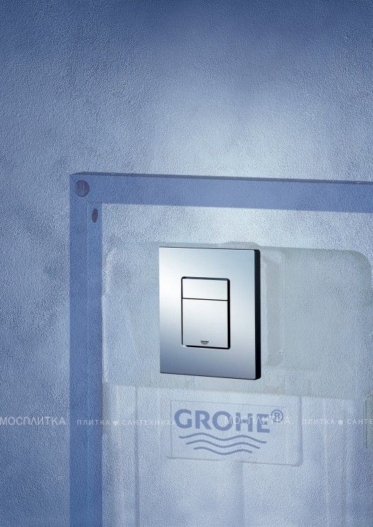 Инсталляция для подвесного унитаза Grohe Rapid SL 38772001 3 в 1 с кнопкой смыва - изображение 30