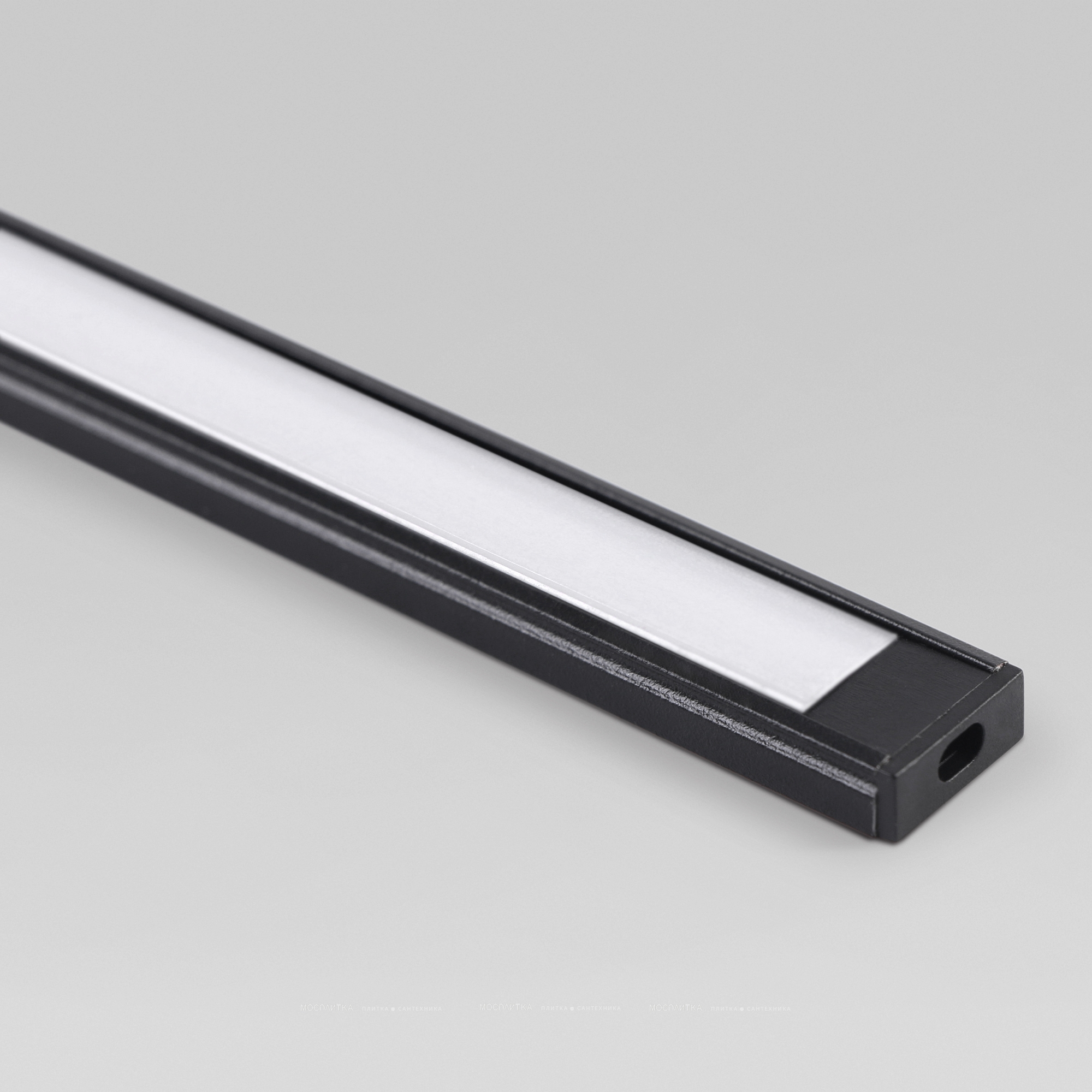 Накладной алюминиевый профиль черный/белый для светодиодной ленты Elektrostandard LL-2-ALP006 4690389170430 - изображение 2