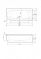Акриловая ванна 180х80 см Cezares Metauro METAURO CORNER-180-80-40-R белая - 3 изображение