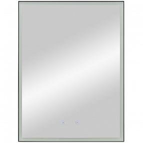 Зеркало Art&Max Arezzo 60 см AM-Are-600-800-DS-FC-H-Nero с подсветкой, черный