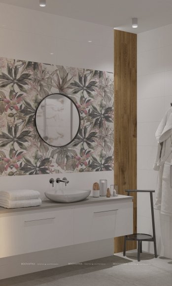 Дизайн Ванная в стиле Современный в белом цвете №13142 - 7 изображение