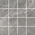 Мозаика Vitra Marmostone Темно-серый Матовый 7Рек (7,5х7,5) 30х30 