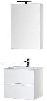 Комплект мебели для ванной Aquanet Алвита 60 белый - изображение 3