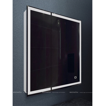 Зеркальный шкаф Azario Minio 70 см CS00075843 с подсветкой - 2 изображение