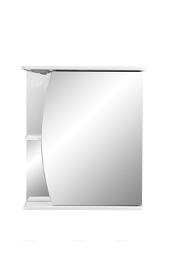 Зеркальный шкаф Stella Polar Волна Лана 60/C SP-00000049 60 см, правый, белый - 4 изображение