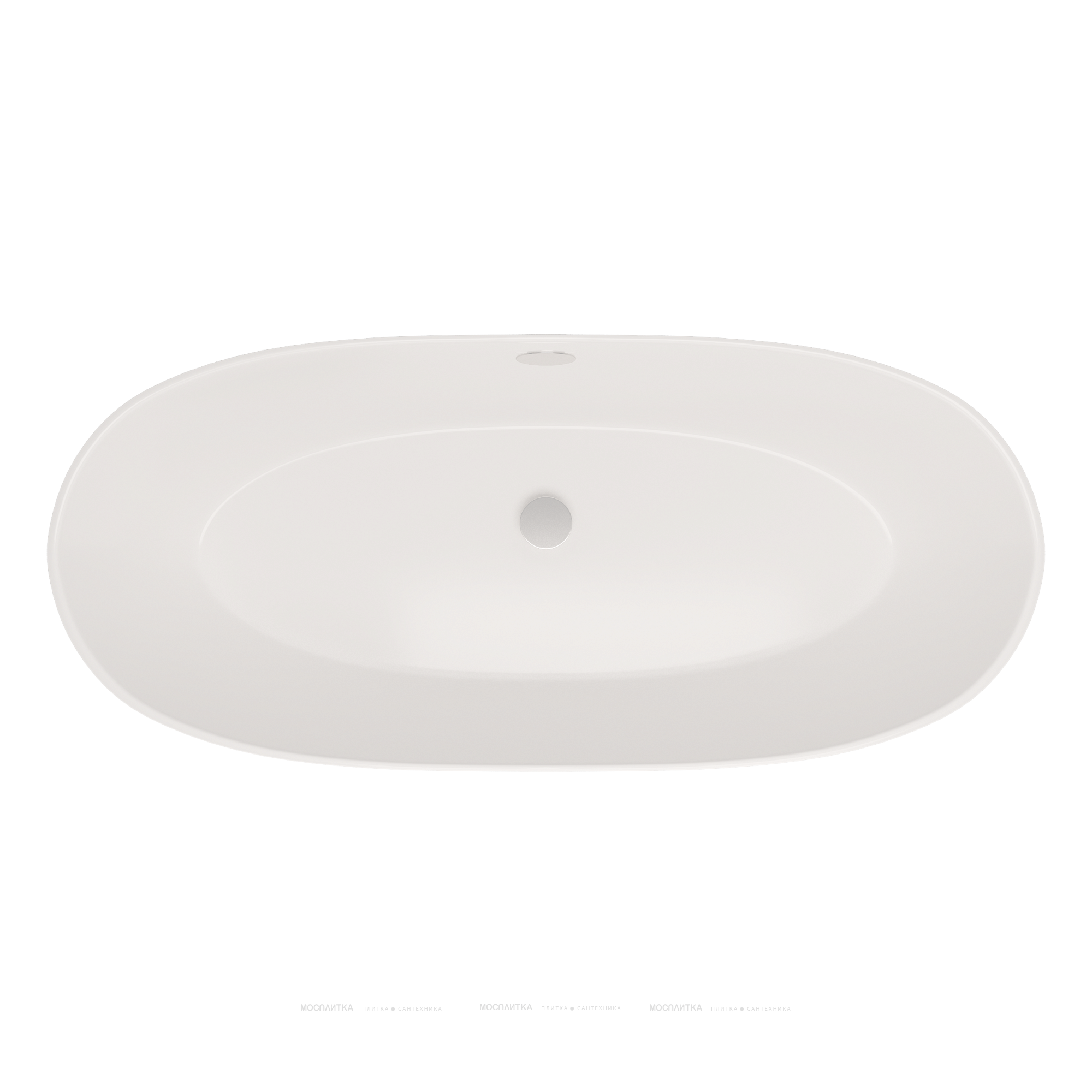 Ванна из литьевого мрамора 160х75 см Creto Arino CRARVN0018 глянцевая белая - изображение 2