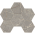 Керамогранит Estima Мозаика BR03 Hexagon 25x28,5 полир. 