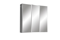 Зеркальный шкаф Stella Polar Концепт Парма 80 SP-00000126 80 см, 3 двери, белый