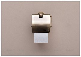 Держатель туалетной бумаги Aquanet 3886, бронза