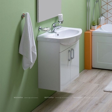 Комплект мебели для ванной Aquanet Ирис 60 2 фасада - 8 изображение