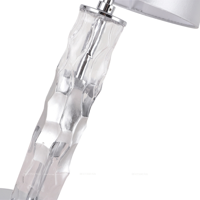 Настольная лампа Crystal Lux PRIMAVERA LG1 CHROME - 4 изображение