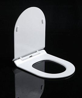 Крышка-сиденье Art&Max Ovale AM011SC для унитаза с микролифтом, белый