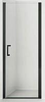 Душевая дверь Vincea Orta 80 см черный, стекло прозрачное, VDP-1O800CLB