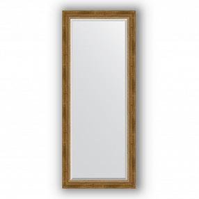 Зеркало в багетной раме Evoform Exclusive BY 3562 63 x 153 см, состаренная бронза с плетением