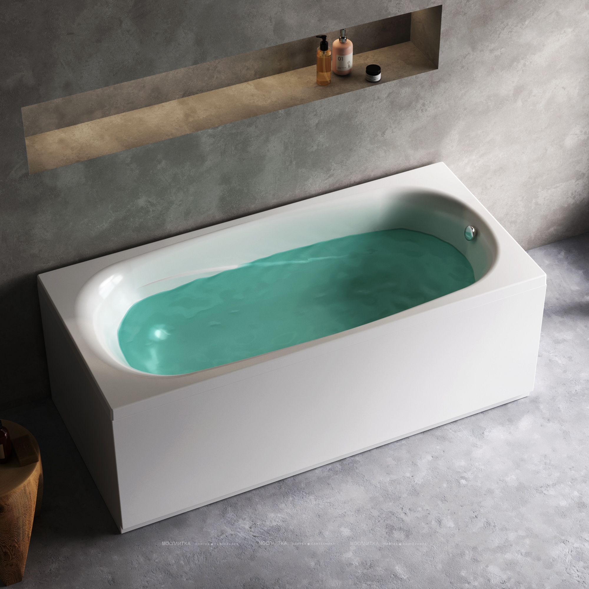 Акриловая ванна 150х70 см Damixa Willow WILL-150-070W-A белая - изображение 2