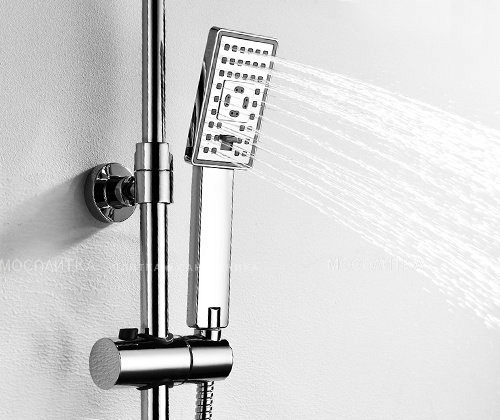 Душевая стойка WasserKRAFT A17701 для ванны и душа, хром - изображение 8
