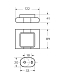 Мыльница Art&Max Platino AM-E-3999-MB матовый черный - 2 изображение