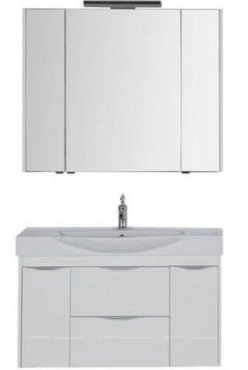 Комплект мебели для ванной Aquanet Франка 105 белый - 2 изображение