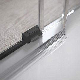 Душевая дверь Radaway Idea DWJ 150 см 387019-54-01R стекло прозрачное, профиль черный