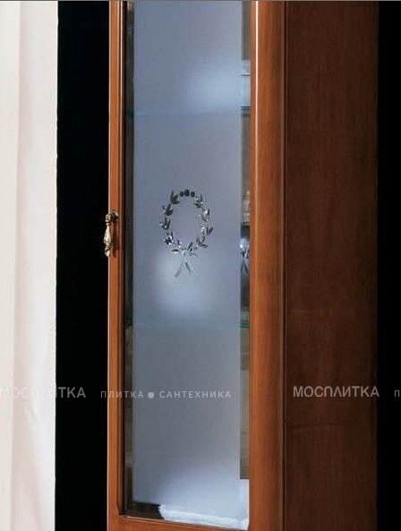 Шкаф-пенал напольный Eurodesign Royal RVM-01Dx, Ciliegio - фурнитура золото - изображение 3