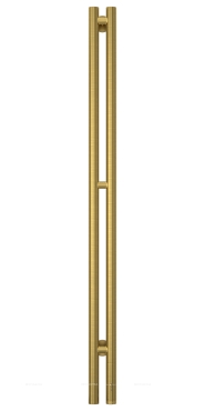 Полотенцесушитель электрический Сунержа Нюанс 2.0 120х8,5 см 051-0543-1253 состаренная латунь - 2 изображение