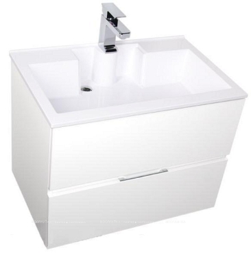 Комплект мебели для ванной Aquanet Алвита 70 белый - 7 изображение