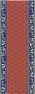 Керамическая плитка Kerama Marazzi Декор Фонтанка красный 15x40
