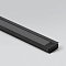 Встраиваемый алюминиевый профиль с рассеивателем чёрный для светодиодной ленты Elektrostandard LL-2-ALP007 4690389170478 - изображение 2