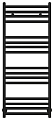 Полотенцесушитель водяной Сунержа Модус 100х40 см 31-0250-1040 матовый черный - изображение 2