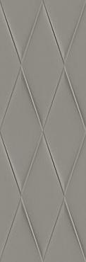 Плитка Vegas рельеф серый 25х75