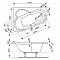 Акриловая ванна Vagnerplast SELENA 147x100 Right - изображение 8