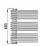 Полотенцесушитель водяной Zehnder Yucca Star YAS-070-050, 70x50 см, белый - 3 изображение