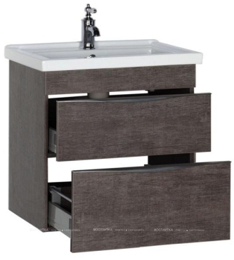 Комплект мебели для ванной Aquanet Эвора 80 дуб антик - 9 изображение