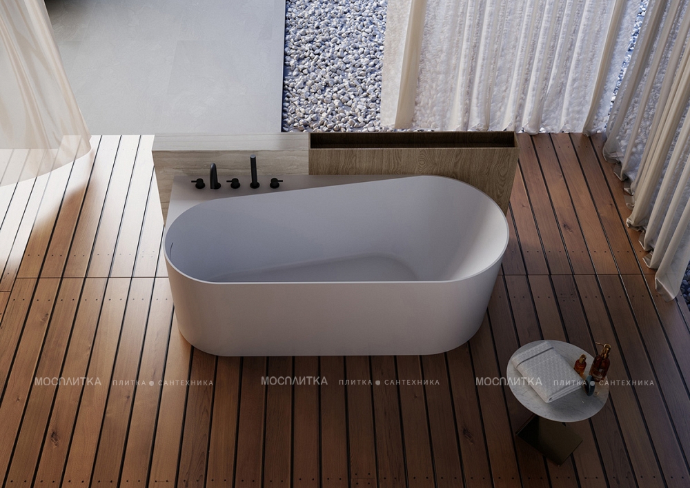 Акриловая ванна 150х75 см Abber AB9496-1.5 L белый - изображение 3