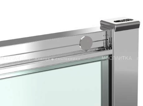 Душевой уголок Timo Altti-611 F Foggy Glass стекло матовое дымчатое 100x100x190 см - изображение 3