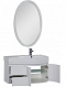 Комплект мебели для ванной Aquanet Сопрано 95 R распашн. двери белый - 3 изображение