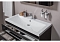 Комплект мебели для ванной Aquanet Верона 75 New черный зеркало камерино - 12 изображение