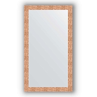 Зеркало в багетной раме Evoform Definite BY 3306 76 x 136 см, соты медь