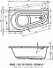 Акриловая ванна Riho Delta 150 см R Plug&Play - изображение 3