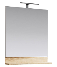 Зеркало Aqwella Foster 70 см FOS0207DS дуб сонома с подсветкой